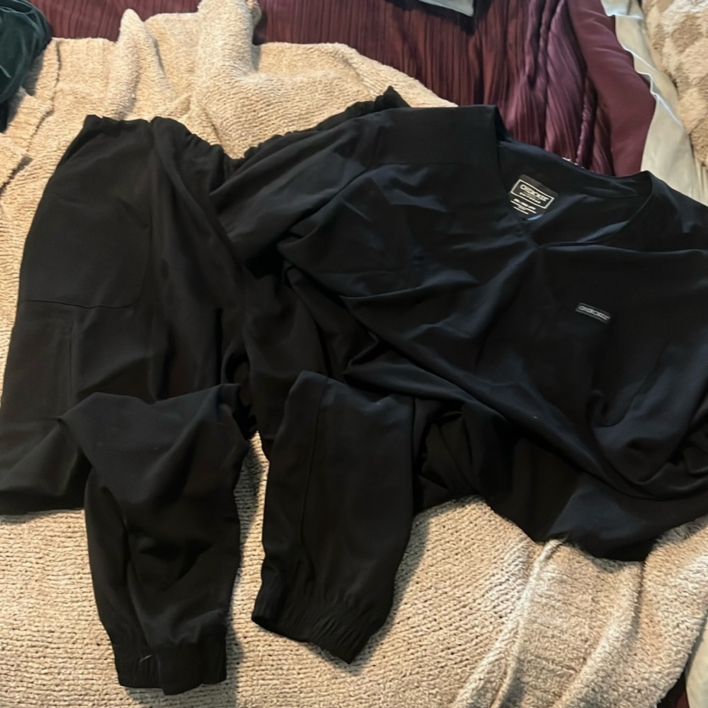 Black Cherokee Scrub Set - 2XL